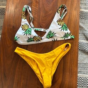 Pineapple bikini set